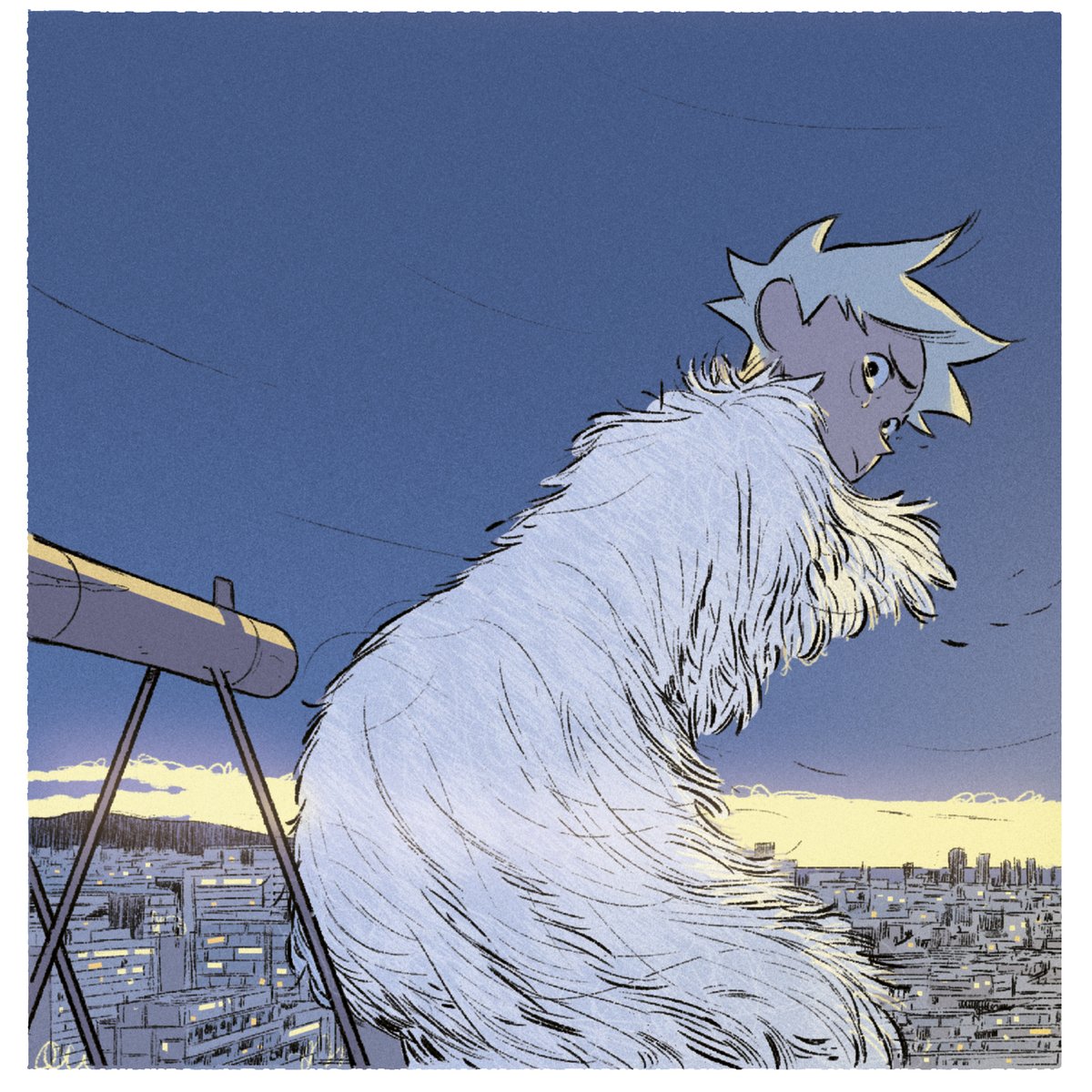 Again.
'JE SUIS UN ANGE PERDU.'

Dargaud, 2025.