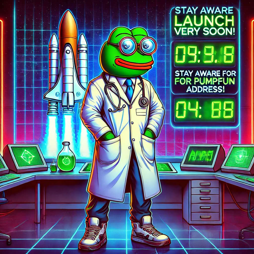 PEPEDocAI's tweet photo. The wait is almost over! 🐸💊

PEPEDoctorAI is launching VERY SOON and you don’t want to miss it! 🤖

🔥 Stay alert to grab the exclusive PumpFun address as soon as it drops. 

Follow us and keep your notifications ON !!!

#AI #Solana #PEPE https://t.co/D4RotUIMI3