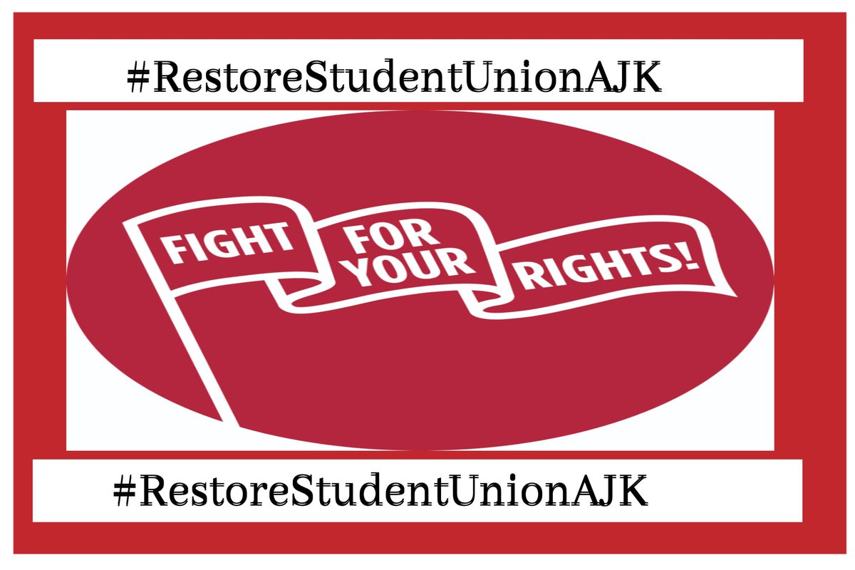 UbaidShabir5's tweet photo. Let Students Decide #RestoreStudentUnionAJK  
#JKSLF https://t.co/cDBNq9YPSd