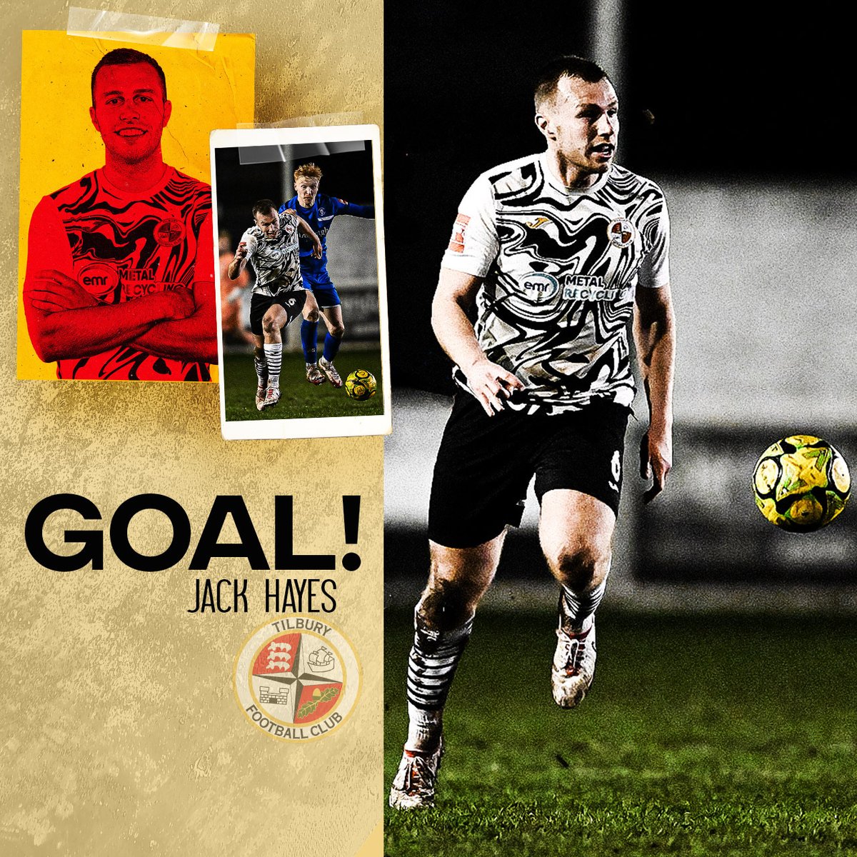 GOAL: TILBURY 1-1 Gorleston - Jack Hayes (90+1') #IsthmianLeague