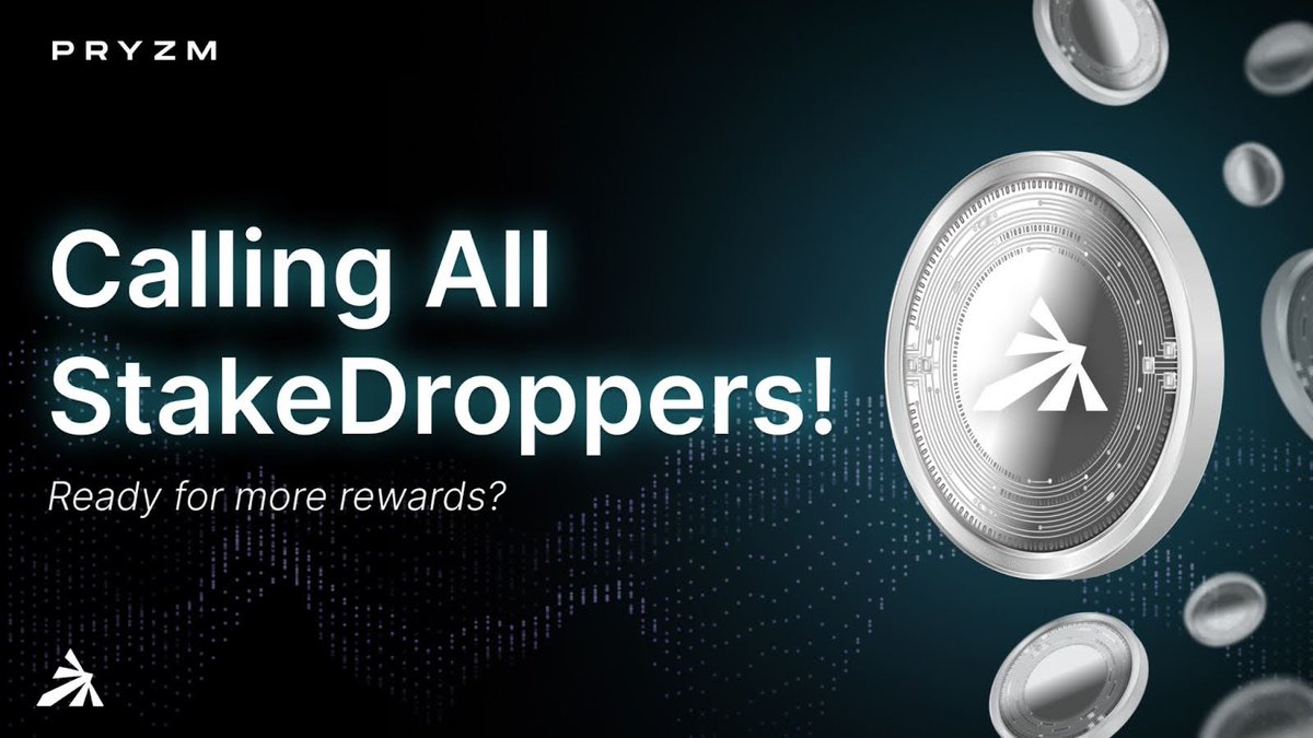 Pryzm_Zone's tweet photo. StakeDroppers, who’s ready for more rewards and regular $PRYZM airdrops?

StakeDrop participants can expect to receive more rewards for their contributions. Delegate tokens to Pryzm and earn more tokens on top of the original rewards. https://t.co/sKM21GKbJ2