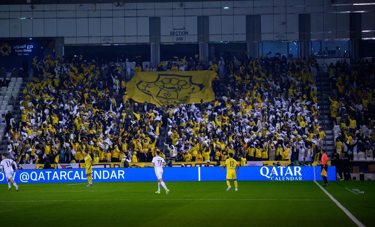 جميع الملاعب زعيبل، عبارة طبقها جمهور الوصل 💛