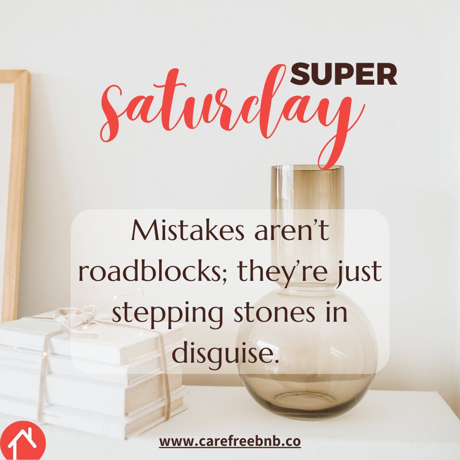 CarefreeBnb's tweet image. Whether perfecting your guest experience, fine-tuning your property management, or navigating unexpected hurdles, we’re here to guide you every step of the way.💡

#HostsWithTheMost #MistakesMakeMagic #RentalSuccess #DreamBigHostBold #HostingJourney #ShortTermRentals #SuccessMind