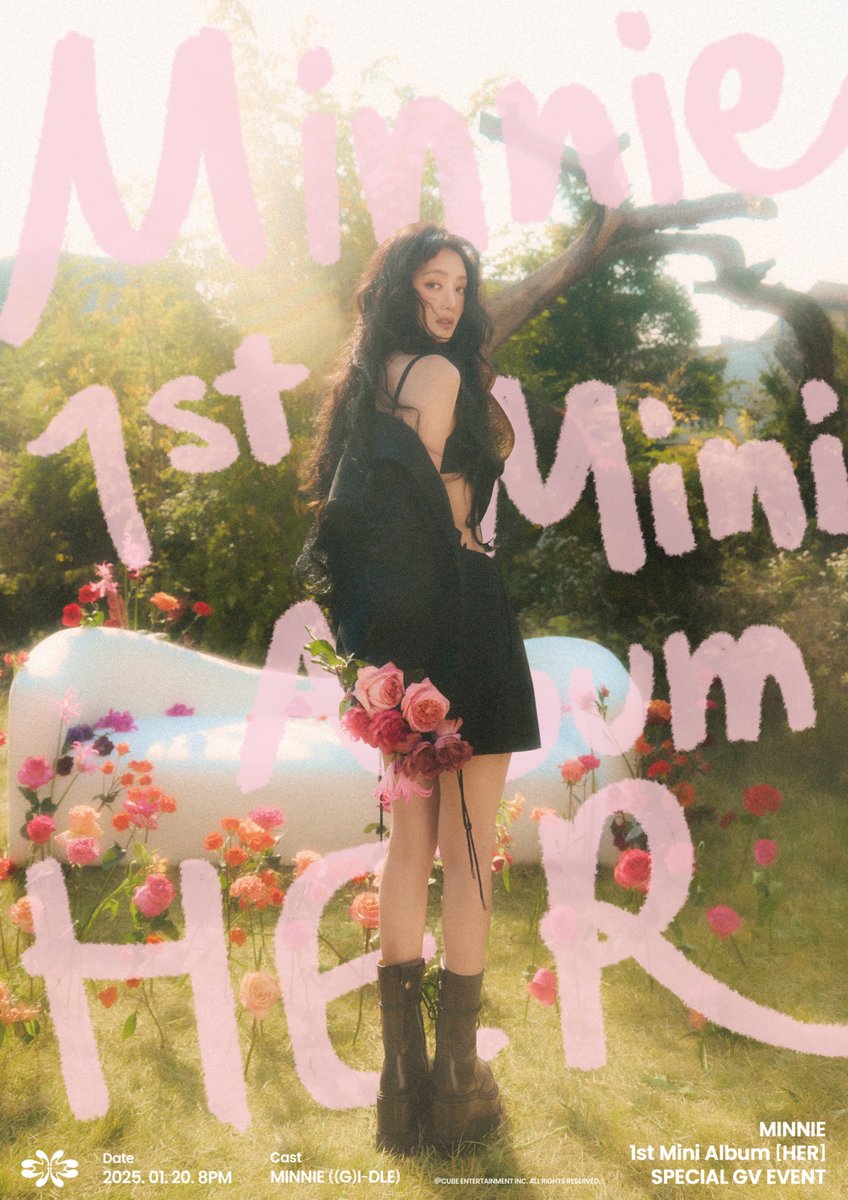 official_i_dle's tweet photo. [📸] 민니(MINNIE) 1st Mini Album [HER] SPECIAL GV EVENT POSTER

#여자아이들 #GIDLE
#민니 #MINNIE
#HER https://t.co/5ct4RMQFJa