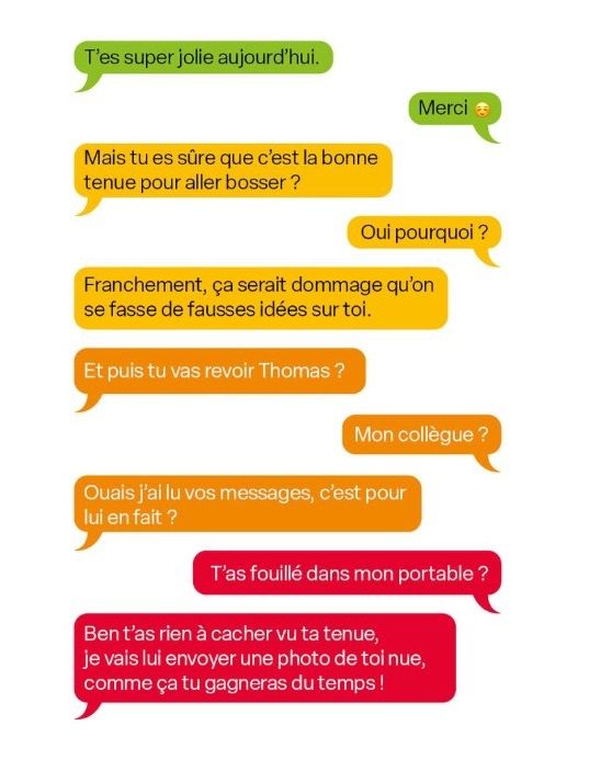 🔴 La violence, ce n'est pas que des coups.

Le ministère de l’Intérieur dénombre 271 000 victimes de violences conjugales, soit une hausse de +10%. Comme chaque année, la Métropole de Lyon continue à sensibiliser sur ce sujet, pour prévenir des violences qui peuvent prendre une