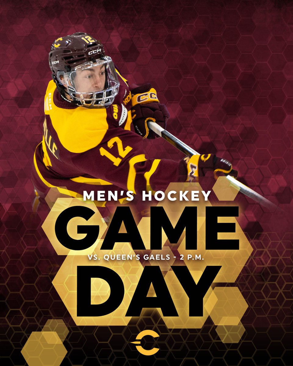 Big Sunday match up!

🐝🏒MHKY vs. Queen's
⏰ 2 p.m.
📍 Ed Meagher Arena
🎟 Stingers.ca/tickets
🖥 OUA.tv

#CUhockey #CUstingers