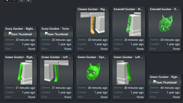 #ROBLOX #RobloxUGC  roblox just deleted 5 of my UGC bundles most of which being bestsellers in an all time category and 1 being in today's picks on october