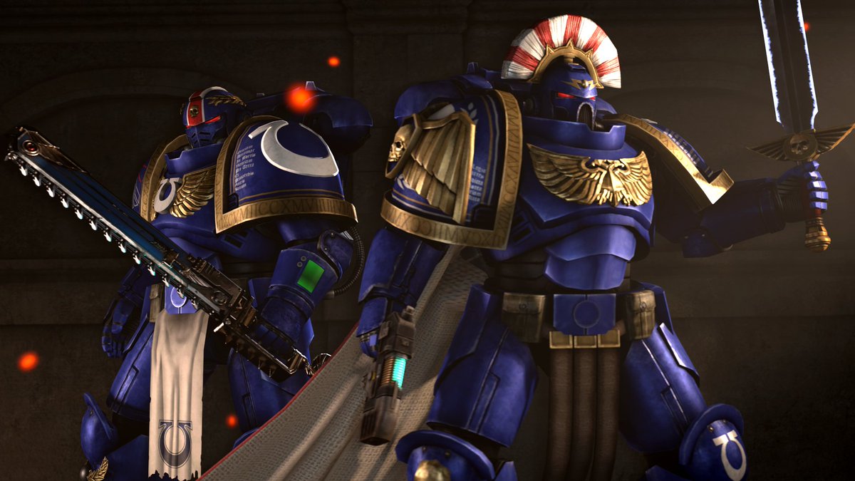 Captain40K's tweet image. Heroes of The 2nd Company #warhammer40k #sourceflimmaker #warhammerfanart #spacemarine2