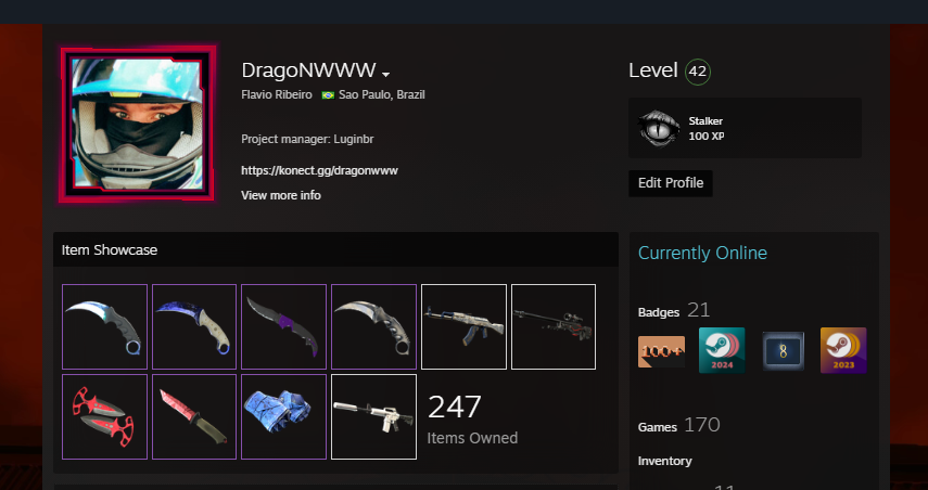 meu perfil da steam nunca ficou tao bonito 😭😭

eh compro skins de CS🤠