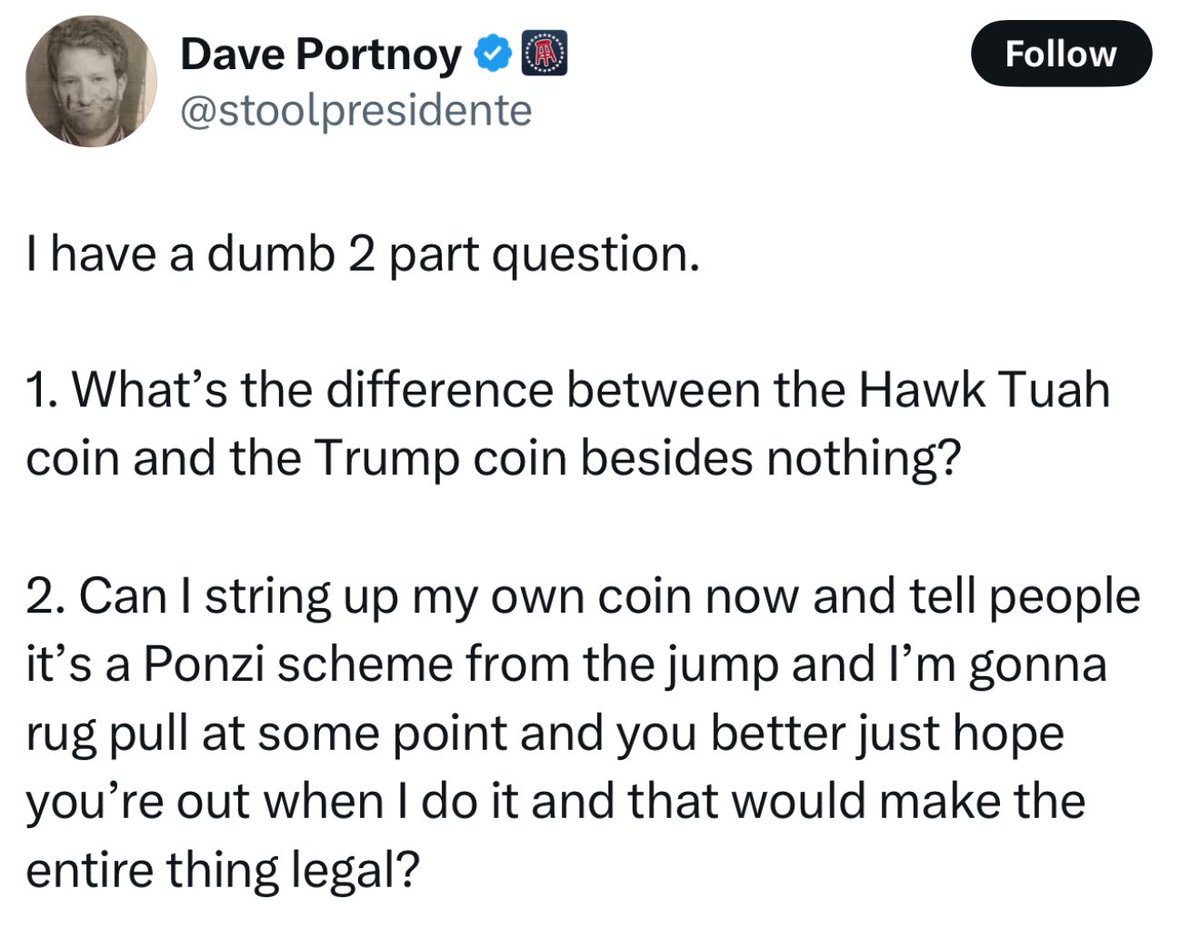 harryjsisson's tweet photo. MAGA is only now starting to realize that Trump is a grifter and a conman. His whole meme cryptocurrency is a joke. https://t.co/mcMyIcnYcP
