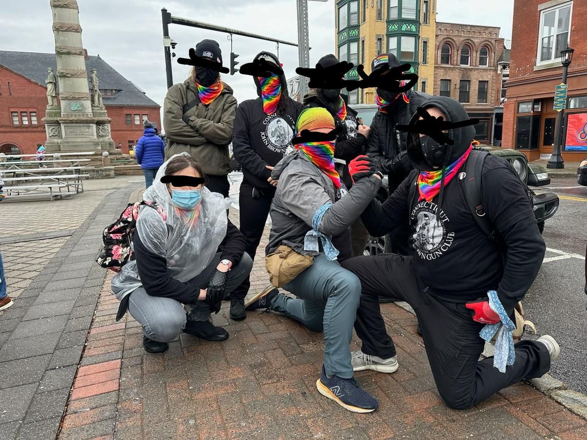 We held it down at the We Will Not Go Back rally in New London today. It was a privilege as always to get to share the space with so many caring people. We continue to stand with our comrades no matter who's in the White House. On to the next one!