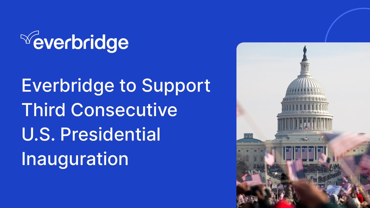 David Wagner (@dwagnerpsu) on Twitter photo Congratulations to <a href="/realDonaldTrump/">Donald J. Trump</a> on becoming our 47th President. For 20+ years, <a href="/Everbridge/">Everbridge</a> has served the U.S. government, delivering critical event management solutions. As we gear up for the #2025Inauguration, we’re honored to once again help keep everyone safe and Congratulations to <a href="/realDonaldTrump/">Donald J. Trump</a> on becoming our 47th President. For 20+ years, <a href="/Everbridge/">Everbridge</a> has served the U.S. government, delivering critical event management solutions. As we gear up for the #2025Inauguration, we’re honored to once again help keep everyone safe and