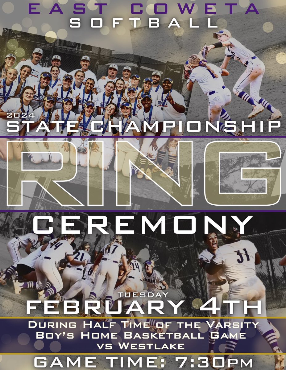 The moment we’ve been waiting for – it’s time to celebrate with some bling! 💍🏆✨ Don’t miss our ring ceremony February 4, 2025.