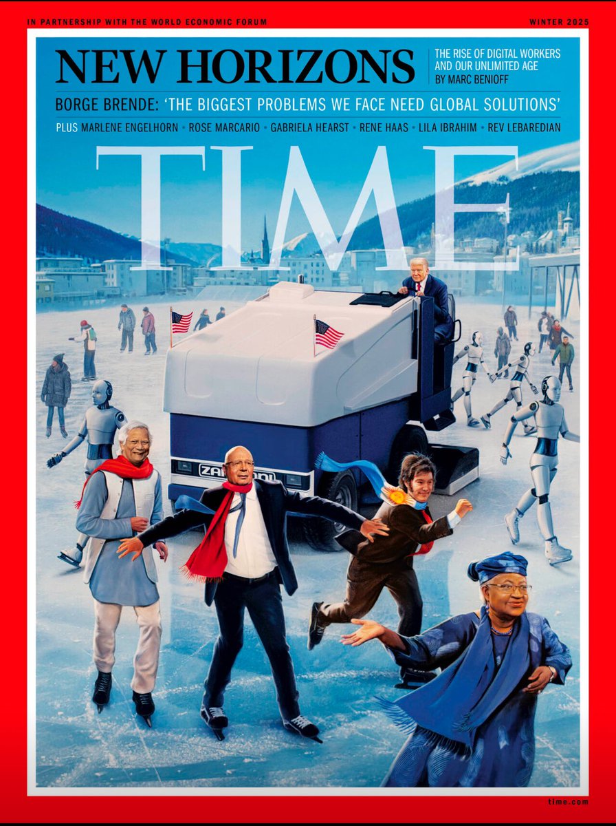 Off we go! 

On our way and #TIME’s special issue is spot on: New Horizons, created in partnership with the World Economic Forum ahead of Davos 2025: lnkd.in/eDGeAfAh 🌍

Thank you to extraordinary #CEO Jessica Sibley  Sibley - will be distributed at Davos. #wef25