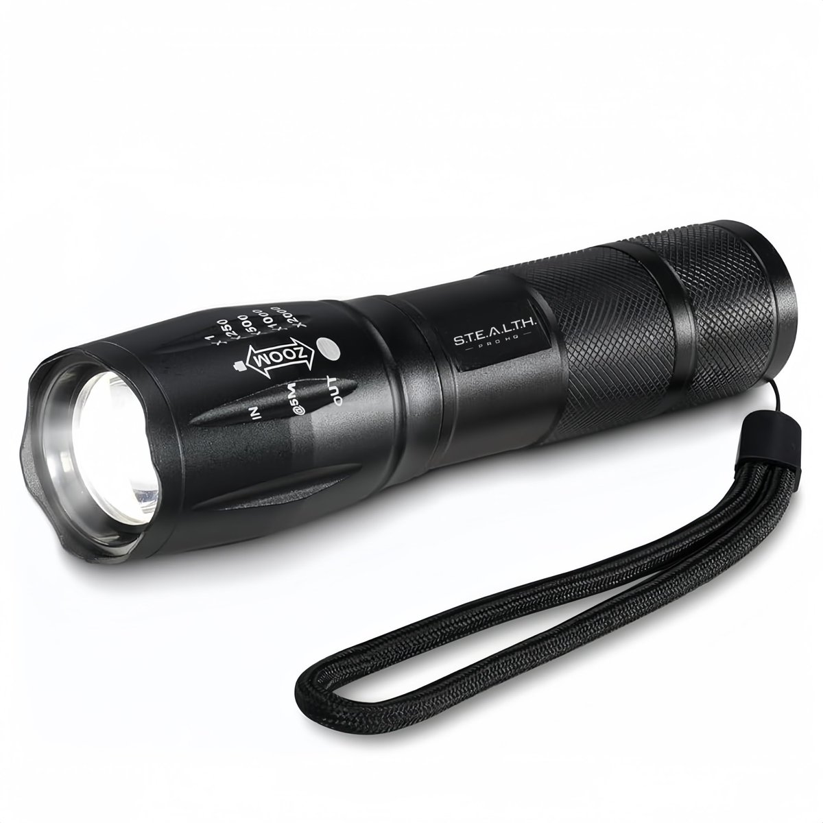 stealthprohq's tweet image. A bright addition to your survival, tactical, and emergency gear. S.T.E.A.L.T.H. Pro HQ’s Tactical Flashlight…durable, adjustable, and ready for action. #TacticalGear #Flashlight #OutdoorEssentials #SurvivalTools 🇺🇸🔦