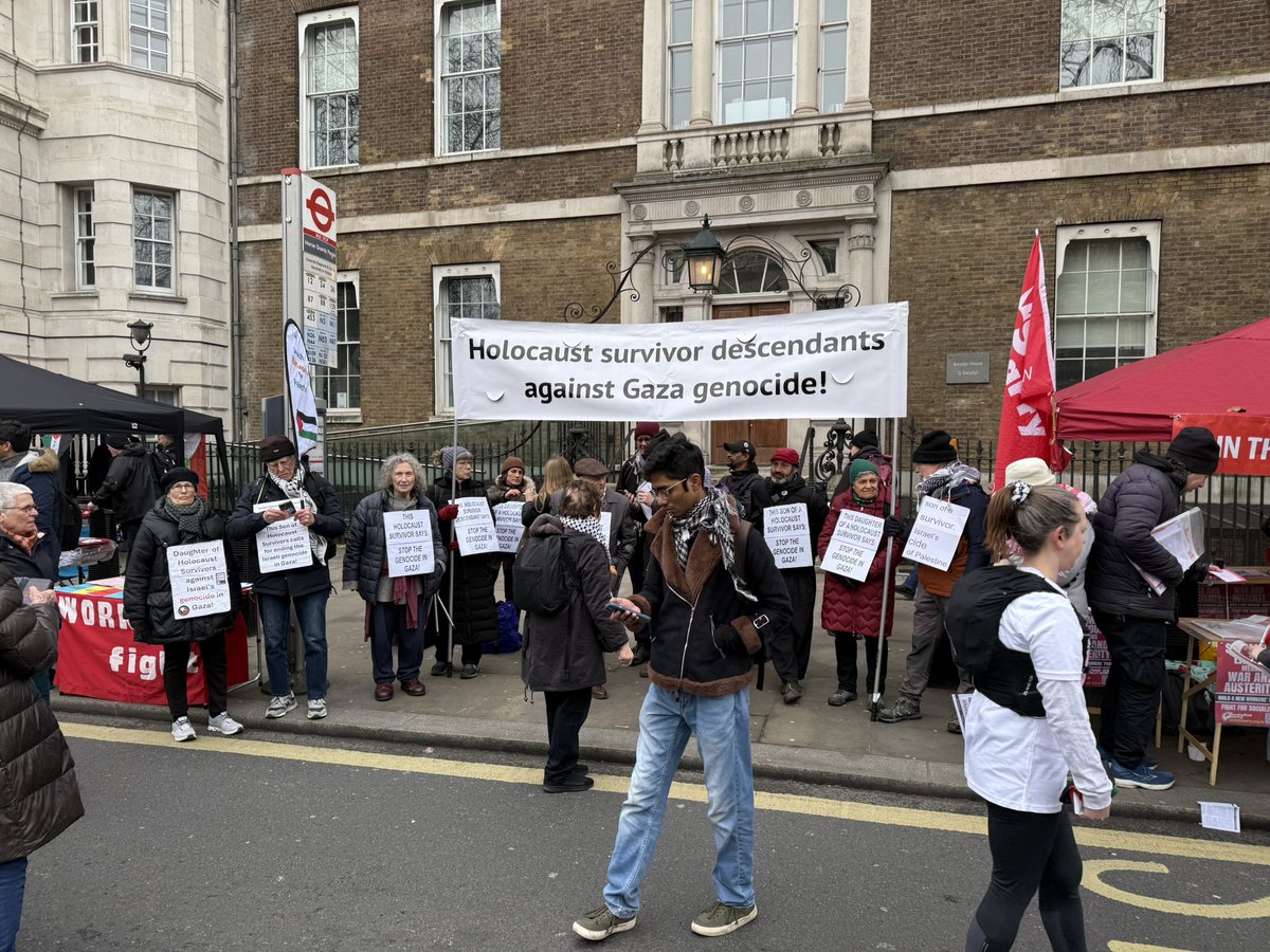 This is based on a lie.

There were no synagogues on the proposed route of the march. 

British Jews were marching against Israel’s genocide, including the relatives of Holocaust survivors. 

This is about the accomplices of genocide hounding those who stood against it.