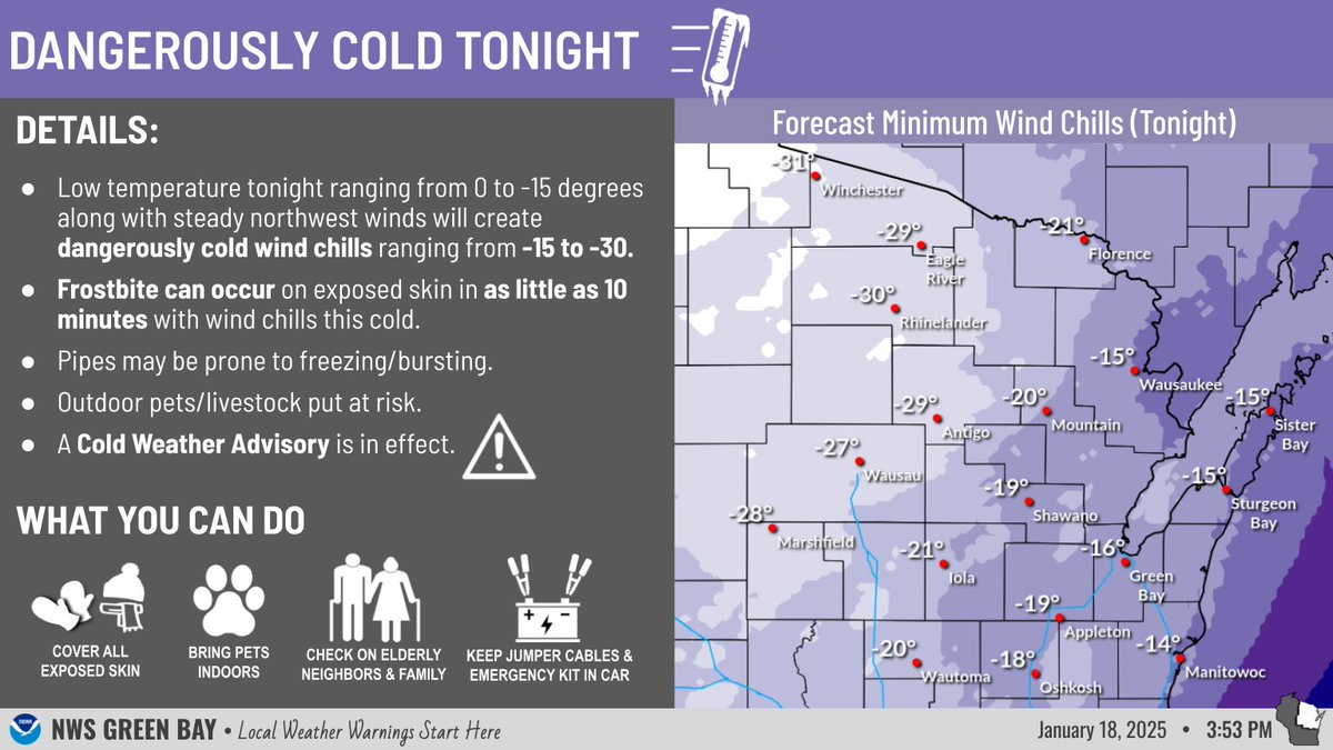 NWS Green Bay tweet media