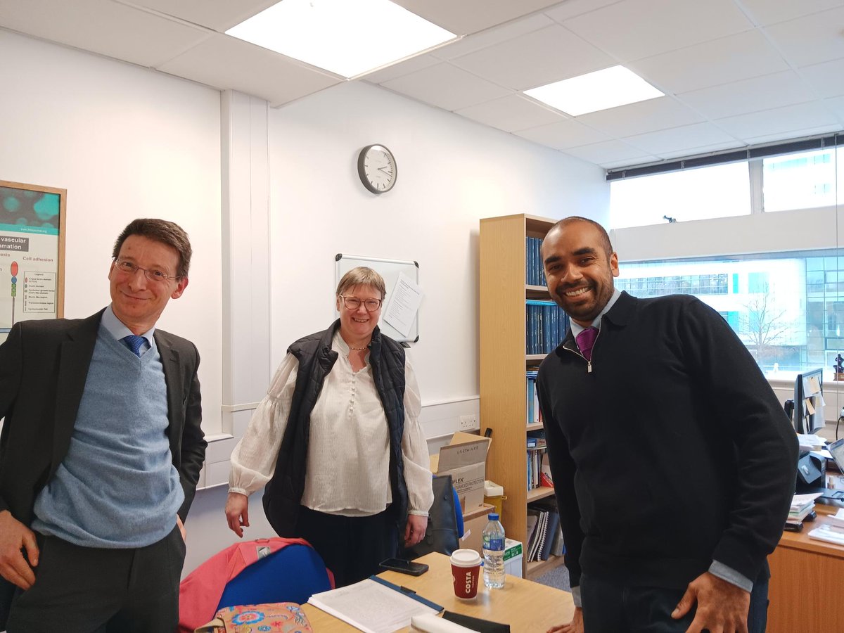 Katja Gehmlich (@gehmlichkatja) on Twitter photo Congratulations Dr Dr Ashwin Roy (<a href="/ashwinroy90/">Ashwin Roy</a>)!
Thanks to examiners Professor D Hughes and Dr P Woolfson for giving Ash a good mental workout during the PhD viva, to Prof R Bicknell for chairing and to Prof Rick Steeds for being supervisor for this great project.
<a href="/CVS_UoB/">Cardiovascular Sciences (CVS)- UoB</a> Congratulations Dr Dr Ashwin Roy (<a href="/ashwinroy90/">Ashwin Roy</a>)!
Thanks to examiners Professor D Hughes and Dr P Woolfson for giving Ash a good mental workout during the PhD viva, to Prof R Bicknell for chairing and to Prof Rick Steeds for being supervisor for this great project.
<a href="/CVS_UoB/">Cardiovascular Sciences (CVS)- UoB</a>