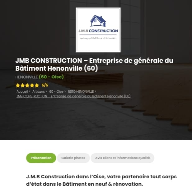 JMB_Construc's tweet photo. J.M.B. Construction sur Nos Artisans Ont Du Talent : 
https://t.co/ARxfM1DlvI 

https://t.co/w1xvkl4owm

#nosartisansontdutalent #JMBConstruction #bâtiment #maçonnerie #isolation #rénovation #électricité #plomberie #carrelage #peintreenbâtiment #RGEqualibat #toiture #construction https://t.co/7illxnYbMJ