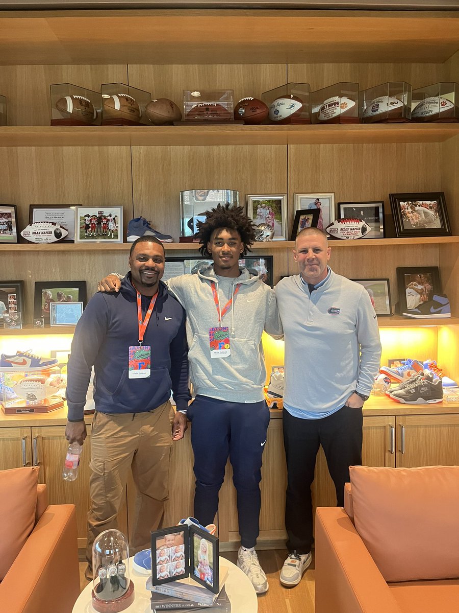 Deion Thomas (@wr1deion) on Twitter photo Blessed to receive an offer from UF🟠🔵
<a href="/GatorsFB/">Florida Gators Football</a> <a href="/coach_bnapier/">COACH BILLY NAPIER</a> <a href="/CoachBillyG/">Coach Billy Gonzales</a>
<a href="/_CoachLucas/">Chad Lucas</a> <a href="/ChadSimmons_/">ChadSimmons</a> @On3Recruits <a href="/RecruitGeorgia/">Recruit Georgia</a> <a href="/RecruitWestlake/">WestlakeRecruits</a>
<a href="/DukestheScoop/">Phillip Dukes</a> <a href="/PrepRedzoneGA/">Prep Redzone Georgia</a> <a href="/RustyMansell/">Rusty Mansell Quotes</a> <a href="/RivalsFriedman/">Adam Friedman</a> Blessed to receive an offer from UF🟠🔵
<a href="/GatorsFB/">Florida Gators Football</a> <a href="/coach_bnapier/">COACH BILLY NAPIER</a> <a href="/CoachBillyG/">Coach Billy Gonzales</a>
<a href="/_CoachLucas/">Chad Lucas</a> <a href="/ChadSimmons_/">ChadSimmons</a> @On3Recruits <a href="/RecruitGeorgia/">Recruit Georgia</a> <a href="/RecruitWestlake/">WestlakeRecruits</a>
<a href="/DukestheScoop/">Phillip Dukes</a> <a href="/PrepRedzoneGA/">Prep Redzone Georgia</a> <a href="/RustyMansell/">Rusty Mansell Quotes</a> <a href="/RivalsFriedman/">Adam Friedman</a>