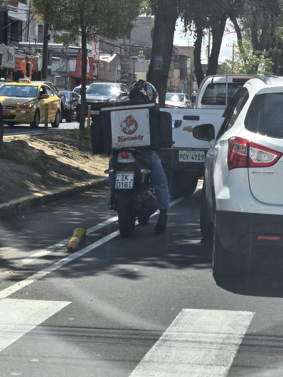 Camioneta destruye ciclovias PCY-4729 al alcalde le vale <a href="/pabelml/">Pabel Muñoz L.</a> <a href="/Culturizando/">Culturizando</a>