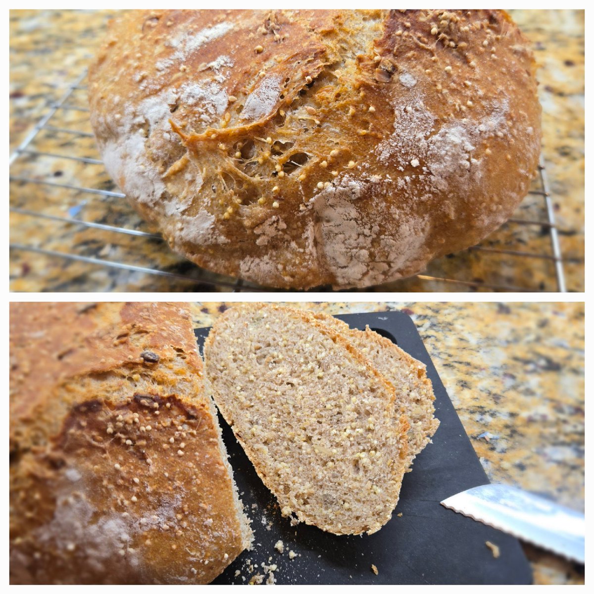 I don't eat a lot of bread anymore, but we're in for a cold (maybe icy) holiday weekend. Soup is coming up.
#twittersupperclub