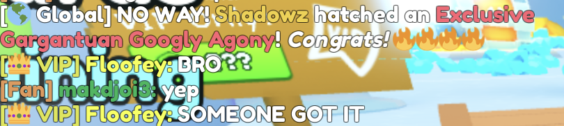 The First Gargantuan Googly Agony Has Been Hatched.. Congrats! 🥳