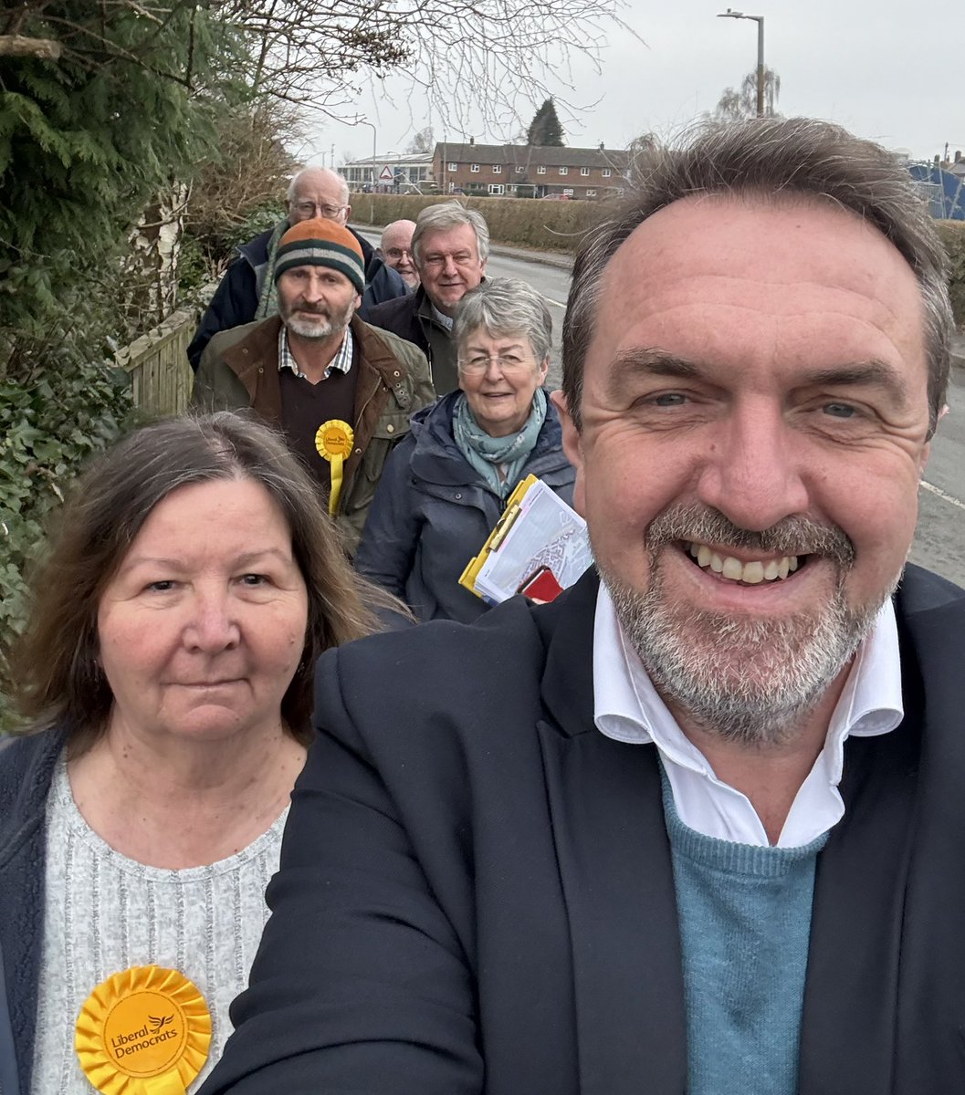 Matthew Green (@matthewgreen02) on Twitter photo Out on the campaign trail today in Ludlow East. Beverley Waite (who is the current mayor of Ludlow) will make a superb <a href="/LibDems/">Liberal Democrats</a> Councillor for the ward.
Across Shropshire, residents are saying that the Conservatives need to be removed from running Shropshire Council. Out on the campaign trail today in Ludlow East. Beverley Waite (who is the current mayor of Ludlow) will make a superb <a href="/LibDems/">Liberal Democrats</a> Councillor for the ward.
Across Shropshire, residents are saying that the Conservatives need to be removed from running Shropshire Council.