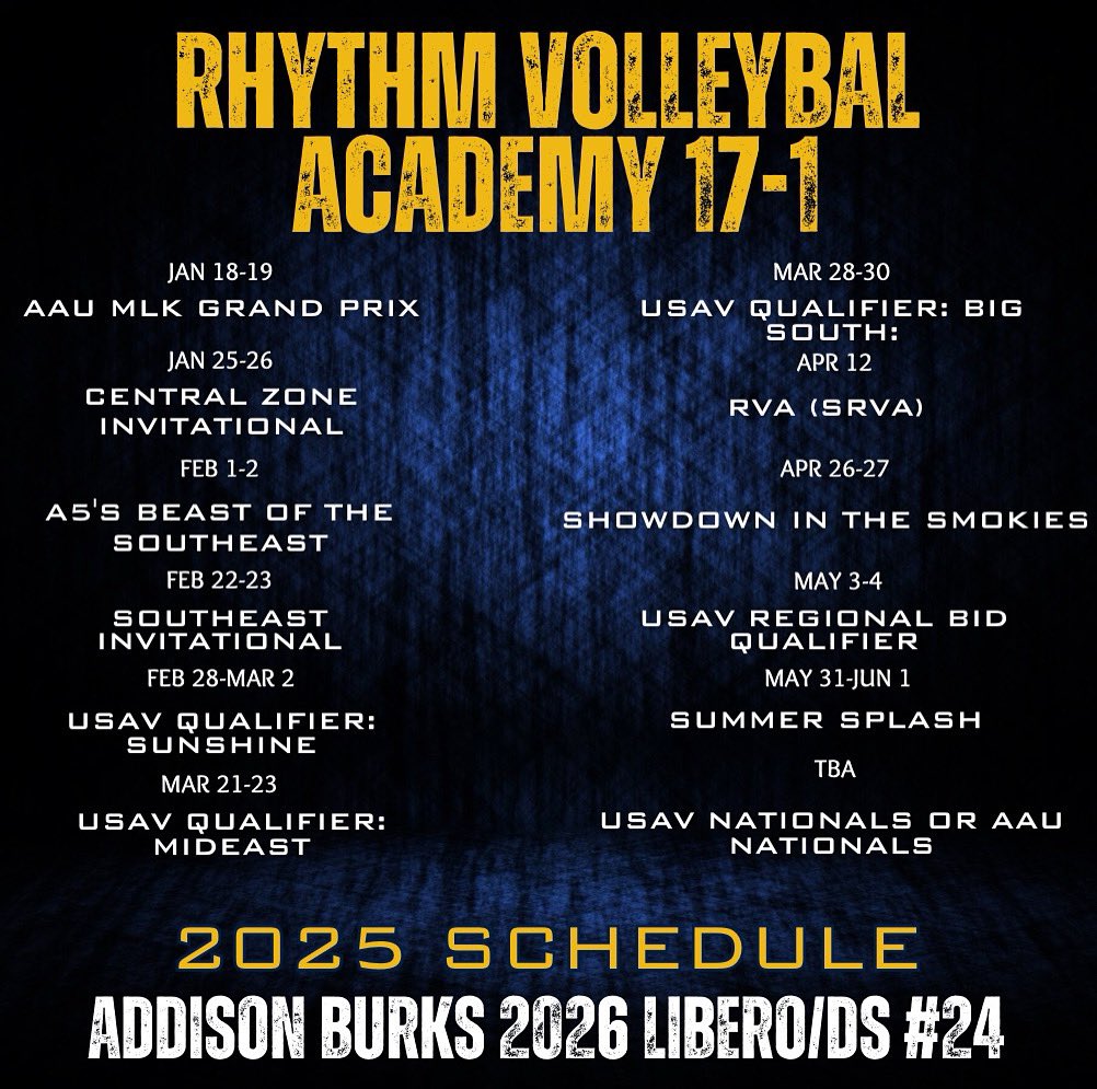 Here we go!!🔥🔥#classof2026 #libero #rhythmvolleyball <a href="/VBallrecruiter/">Kara Hill</a> <a href="/CoachSamWol23/">Sam Wolinski</a> <a href="/Jennabanz/">Jenna Banz</a>