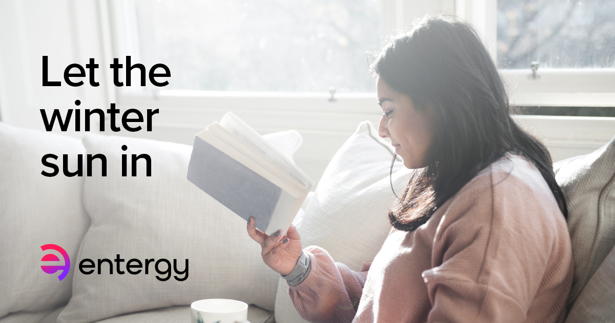 EntergyMS's tweet photo. Stay toasty this winter without heating up your energy bill by using the sun. 😎 

Open those curtains and blinds to let in warm sunlight.☀️ 

Close them at night to reduce heat loss. 👍 

For more ideas ➡️ https://t.co/OgTKVOn1vf

#WePowerLife https://t.co/iZlgHed6FH