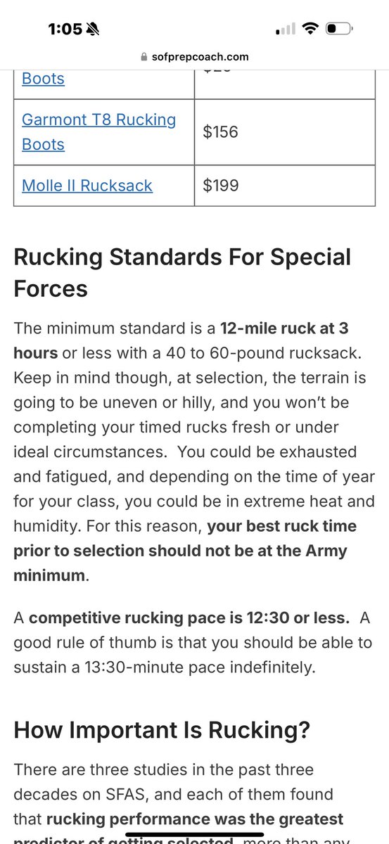 LexLuthoress's tweet photo. @RiskyChrisky It’s a 13 minute mile (so a run) with assumed minimum 35 pound ruck and 30 pound vest and 3 pound helmet and 7 pound rifle. In total she was carrying 75 pounds (rounding down) and was doing a 13 minute mile. What’s not impressive again? She’s on par with SOF, what’s your time? https://t.co/eDH5vEOVdh