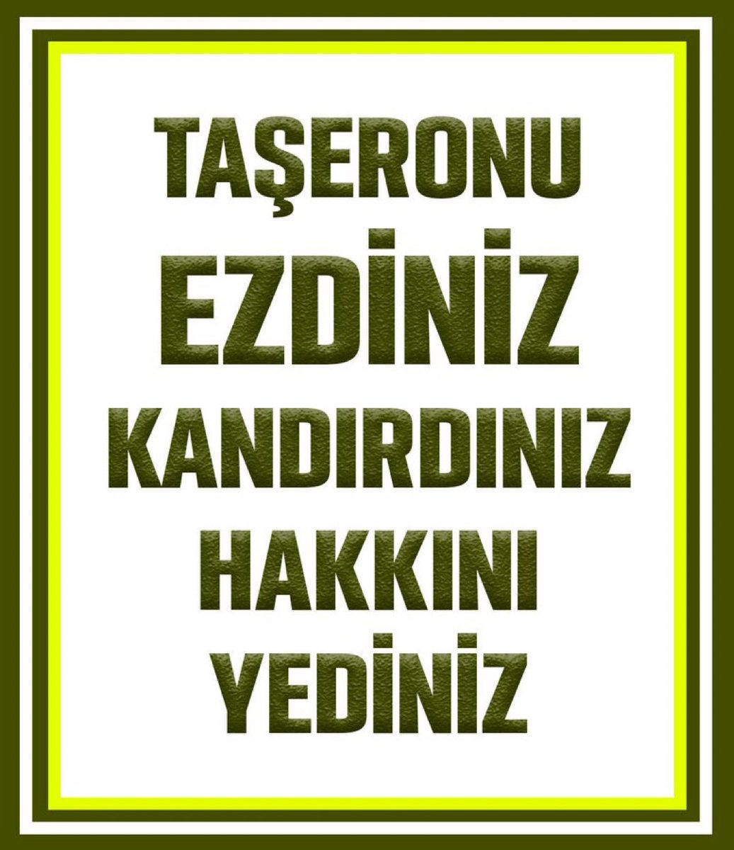 evren31398173's tweet photo. TaşeronunHakkını Yediniz https://t.co/1Huz9g2kH5
