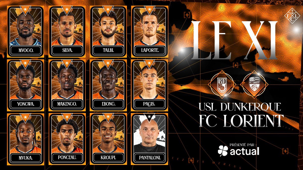 FCL_Brasil's tweet photo. 📋| Lorient escalado!
Lorient escalado para a partida contra o Dunkerke pela 19° rodada da Ligue 2.
Lorient e Dunkerke entram em campo com apenas 1 ponto de diferença entre si.
Não iremos cobrir a partida, mas atualizaremos sobre os gols.
#AllezLorient | #USLDFCL https://t.co/ASXAQrRAhv