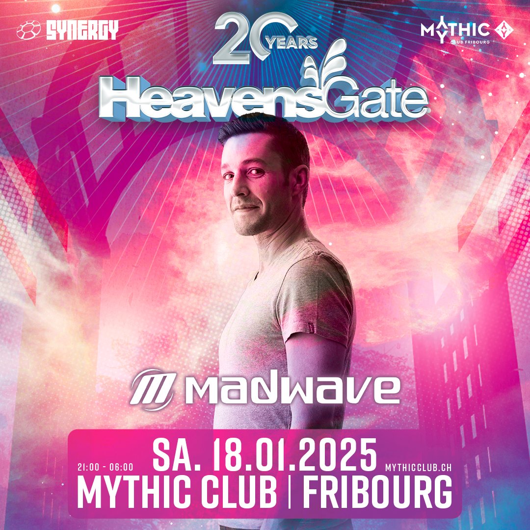 Madwave (@madwavemusic) on Twitter photo Catch me tonight in #Fribourg for the 20 Years anniversary of <a href="/HeavensGatecouk/">HeavensGate</a> 🎉
#MythicClub #trance #tranceparty Catch me tonight in #Fribourg for the 20 Years anniversary of <a href="/HeavensGatecouk/">HeavensGate</a> 🎉
#MythicClub #trance #tranceparty