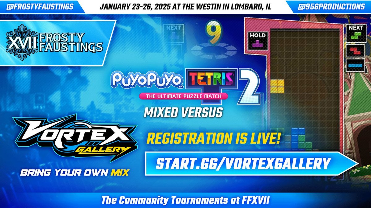 Folks we are now at over 30 entrants for PPT2 Mixed Versus at #VGFFXVII! Today's your LAST CHANCE to sign up! Don't be that person who forgets to register and then comes up to me on Friday asking if they can get added to the bracket