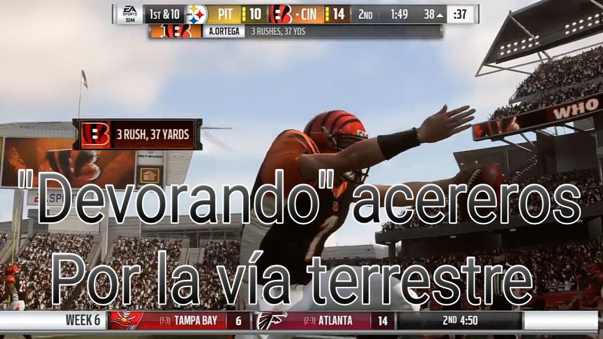 MetaGames7's tweet image. youtu.be/bM7tSf30MvY?si…
Nuevo Video en el Canal:"Meta Games" en el que continuaremos con nuestro modo carrera como QB de los Cincinnati @Bengals en #MaddenNFL19 y nos enfrentaremos a los Pittsburgh @steelers ,Si pudieran apoyarme con un like,suscribiéndose al Canal.
Gracias.