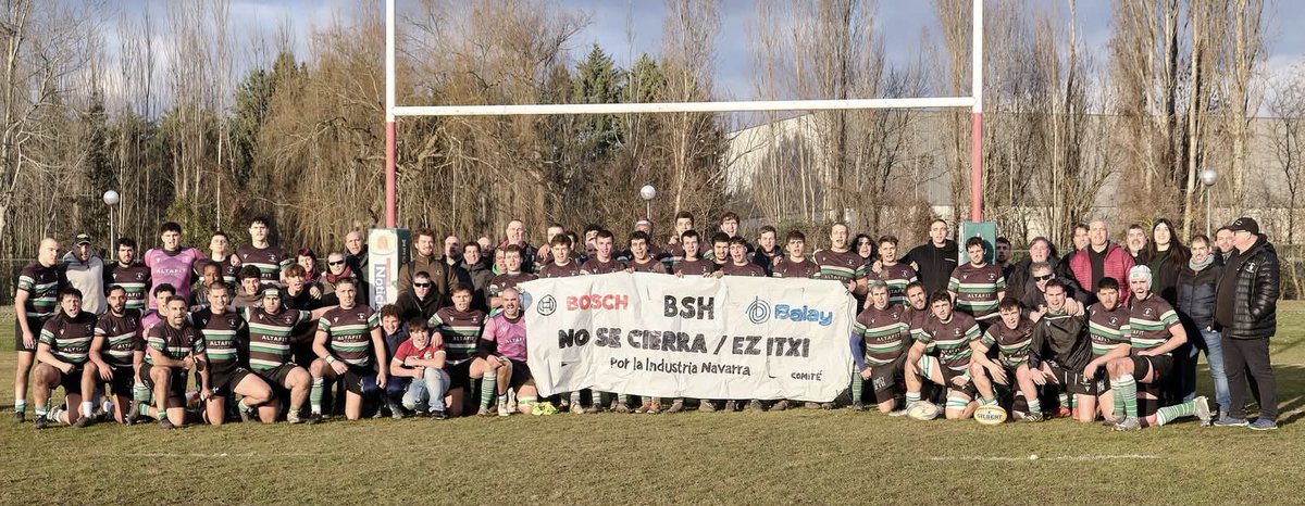 LaUnicaRugby's tweet photo. BOSCH-BSH-Balay
NO SE CIERRA/EZ ITXI
Por la Industria Navarra https://t.co/Mh4oCFxhro