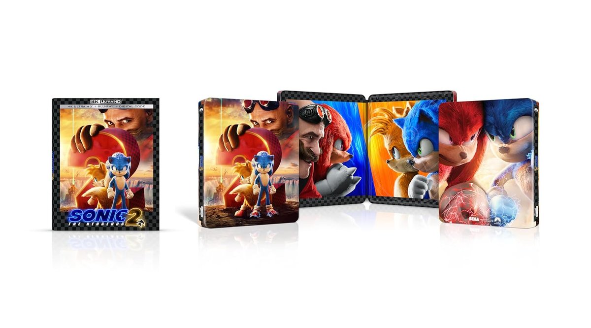 Wario64's tweet photo. Sonic The Hedgehog 2 Steelbook [4K UHD] is $25.99 on Amazon https://t.co/gviAQzEVYA #ad https://t.co/BBmJXwz5Tv