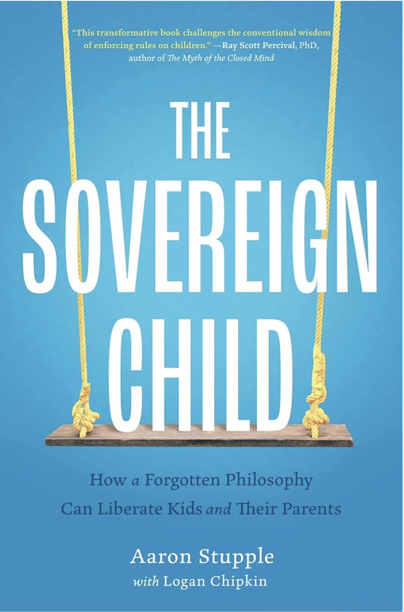 Reading "The Sovereign Child" will be a game-changer for many parents. Highly recommend. 👪