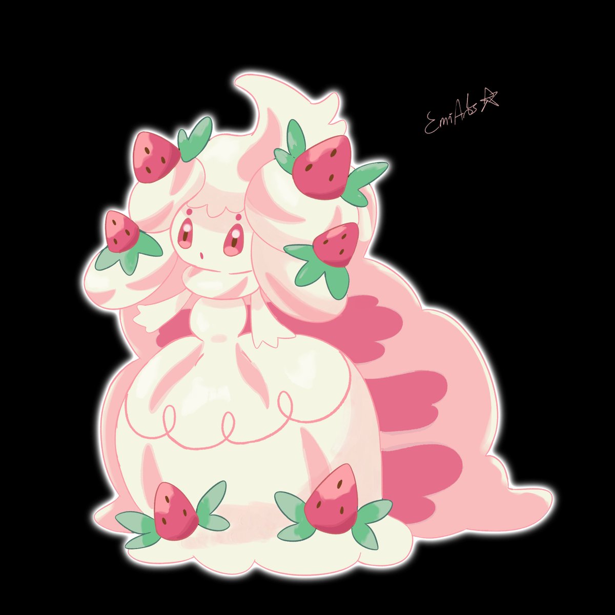 EmiArtsss25's tweet image. Mega Alcremie!
#fakemon #Pokemon #Pokémon #pokemonfanart #PokemonLegendsZA