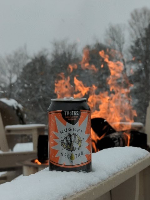 SlowpaddleBnB's tweet image. The Nugget Dance of Fire ⁦@TroegsBeer⁩ #NuggetNectar