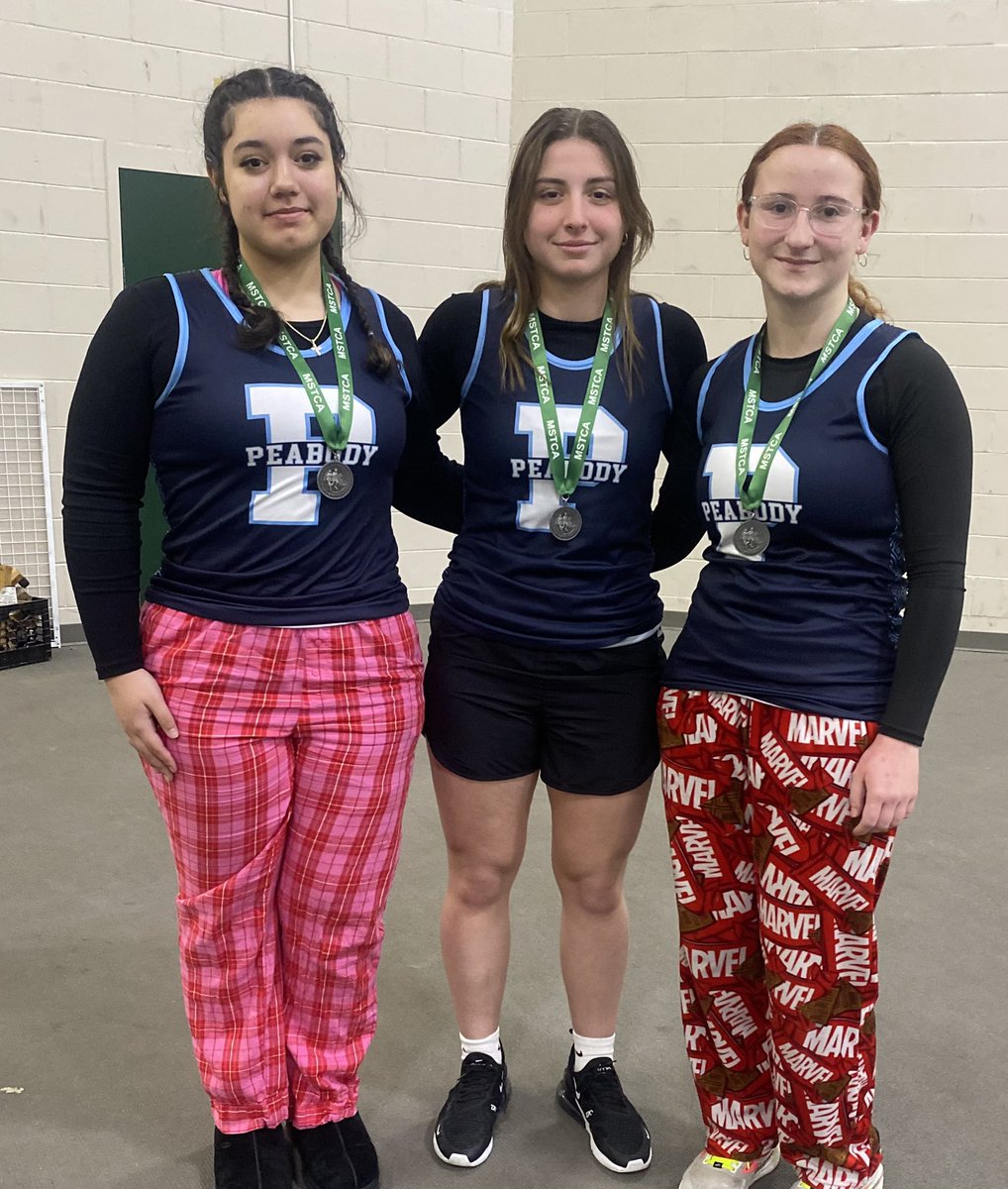 Coach_JaySmith's tweet image. 🔥#SCHOOLRECORDALERT🔥@PeabodyTC boys’ #shotput relay team is 🥇and girls are 🥈@MSTCA1 D2 #Relays today
@Peabody_Super @PeabodyMayor @MattWilliams_SN @BostonHeraldHS @itemlive @TannerCoach