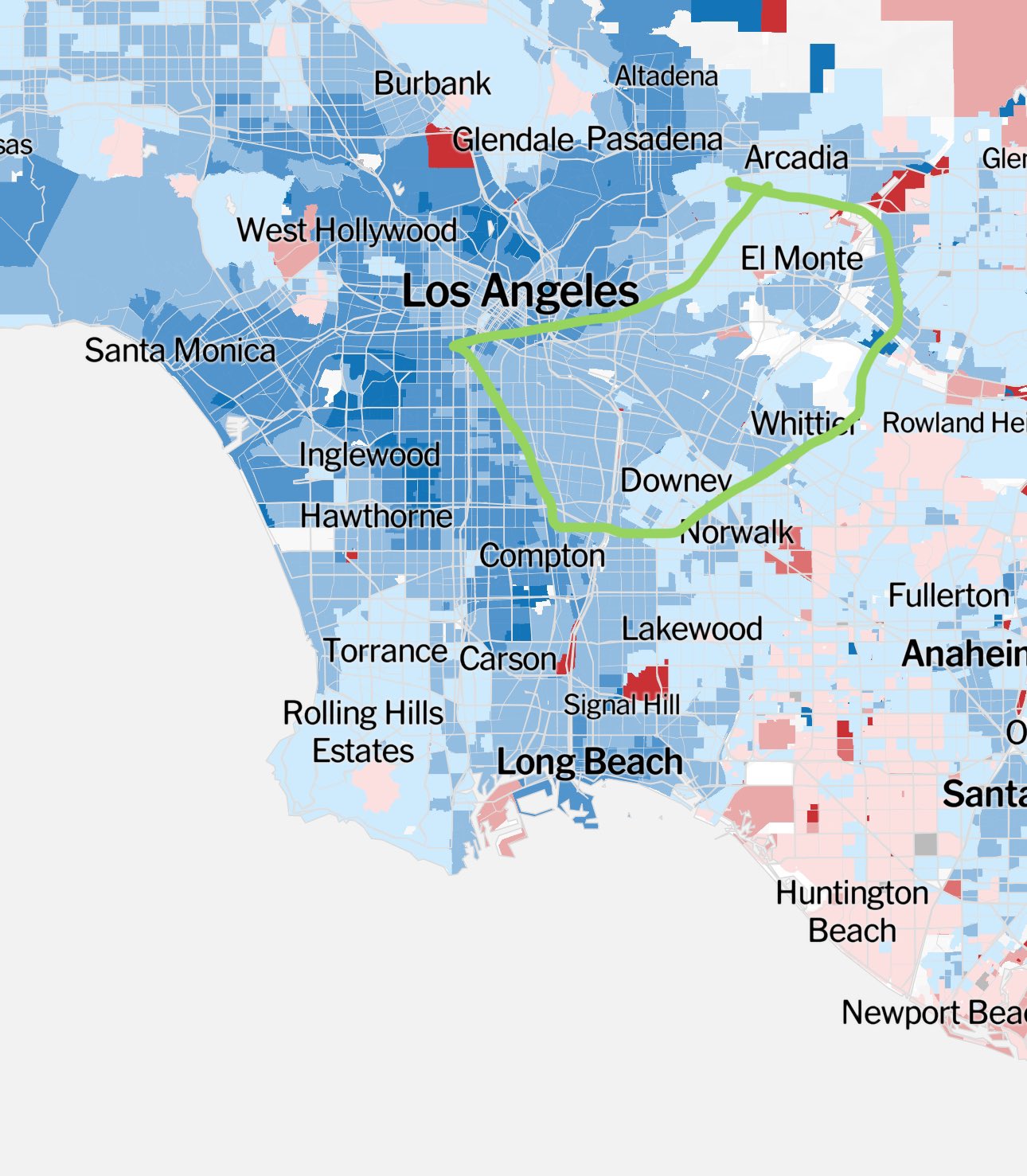 Los Angeles Congressional Districts California U.S. House: Races To