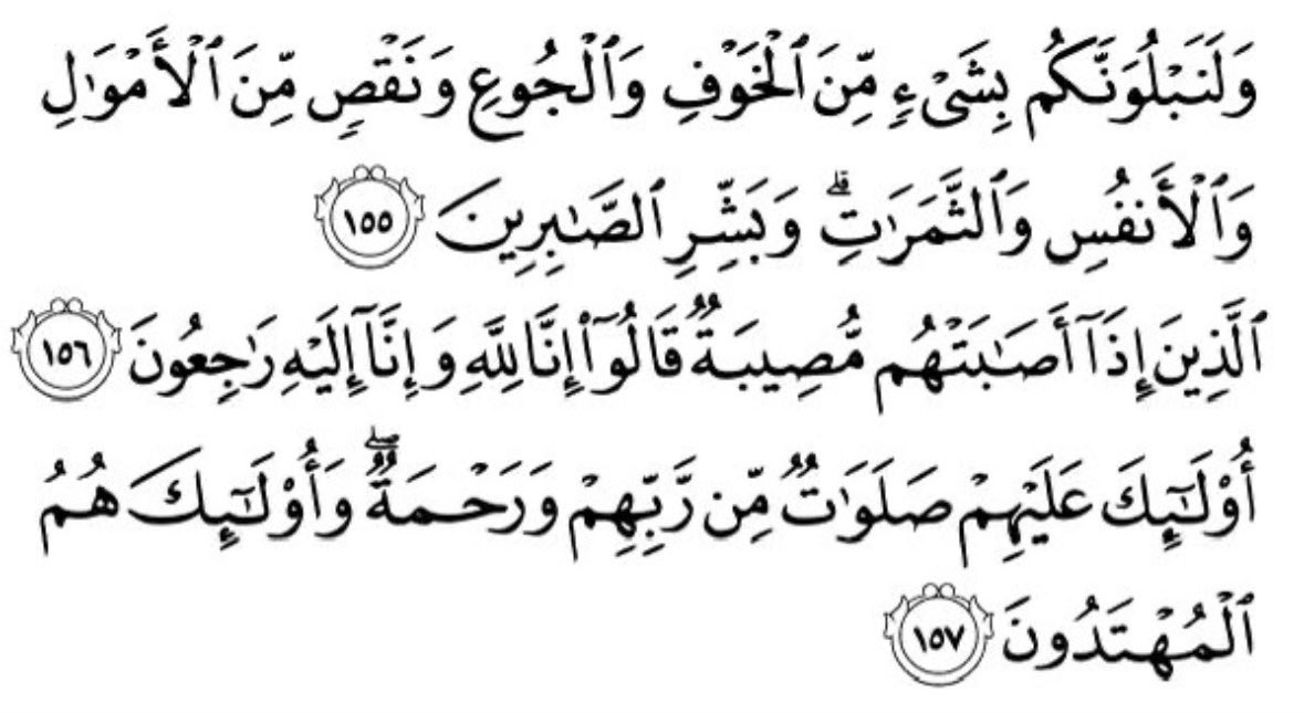 سبحانه، في كل مصائبنا تتجلّى حكمة عظيمة نجهلها، وقد ندرك بعضًا بسيطًا منها بعد فترة. لكن لاتنسْ، تلك المصائب تصقل ذلك العبد الصبور القويّ الذي يعود لله ويحمده دومًا.

كل تلك التحدّيات ليست إلّا سُبُل لصقل وتنقية روحك. سبحانه، من يتعلّم عادةً الامتنان لله وقت ألمه، لن يضيع أبدًا.