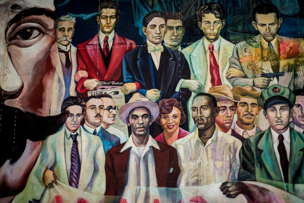 islavisionicrt's tweet photo. @IslavisionIcrt @PIslavision @RIslavision @elpinero52 @LorenzoOsbel Como cada sábado llega la sección #comentArte dedicada en esta ocasión a destacar la: obra: mural “Alboradas de la Revolución”, ubicada en la Terminal de Ómnibus Nacionales de La Habana. https://t.co/7EKlJq1Lhl https://t.co/457sYv7PdF