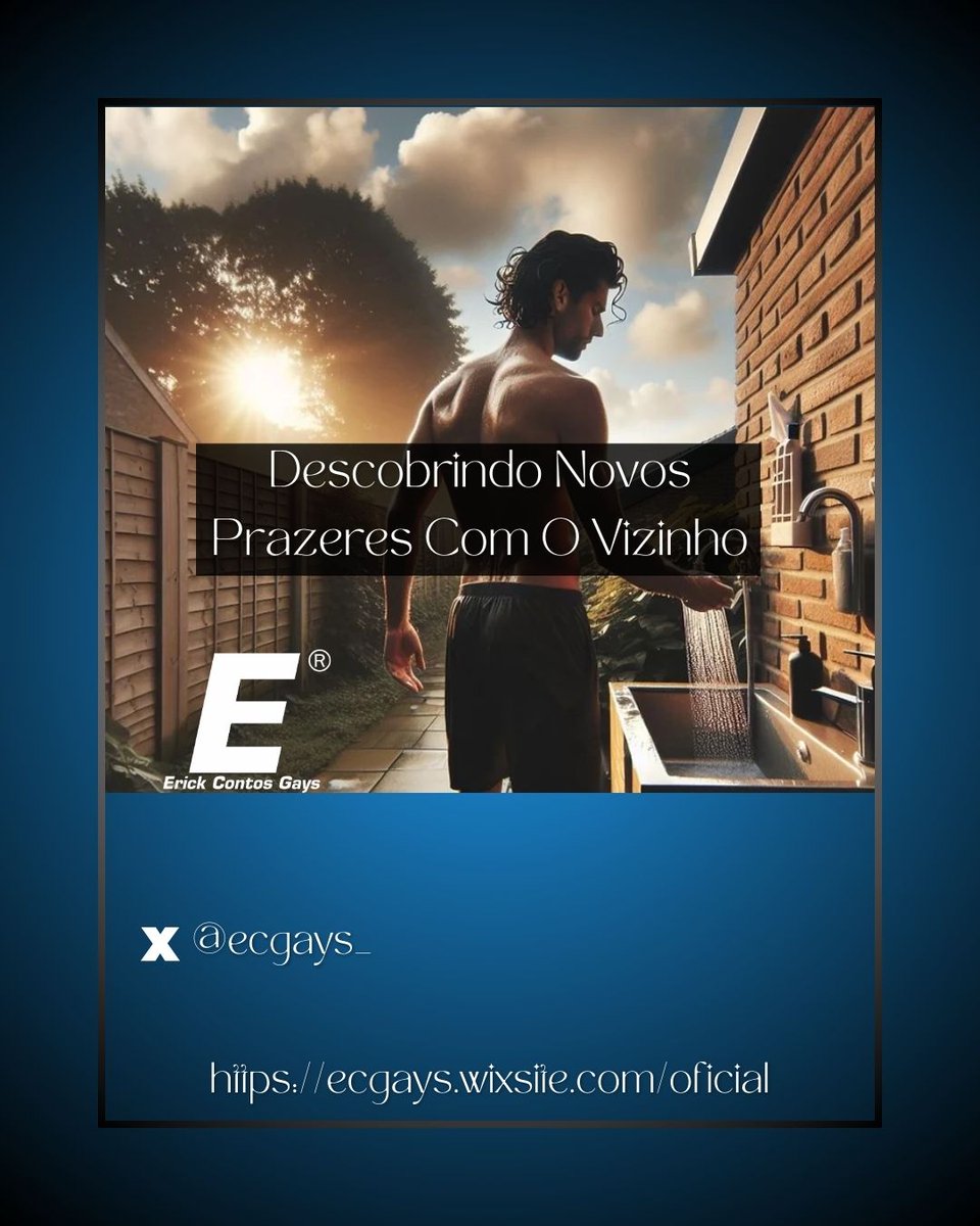 "Esse fato aconteceu comigo há muitos anos, mas é um fato que nunca irei esquecer, as lembranças permanecem vivas em minha ..." Leia Mais

#erickcontosgays
#ecgays
#literaturalicenciosa
#casoseroticos
#contoseroticos
#relatoseroticos

ecgays.wixsite.com/blogecgays/pos…