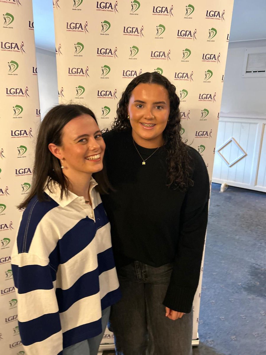 DCUDocEirGAA's tweet photo. Well done to @EimearONeill2 and @MollyCarthy1 on receiving @LeinsterLGFA bursaries for the huge work they do in the coaching Ladies Football in @DCU https://t.co/OA9d4NgrQW