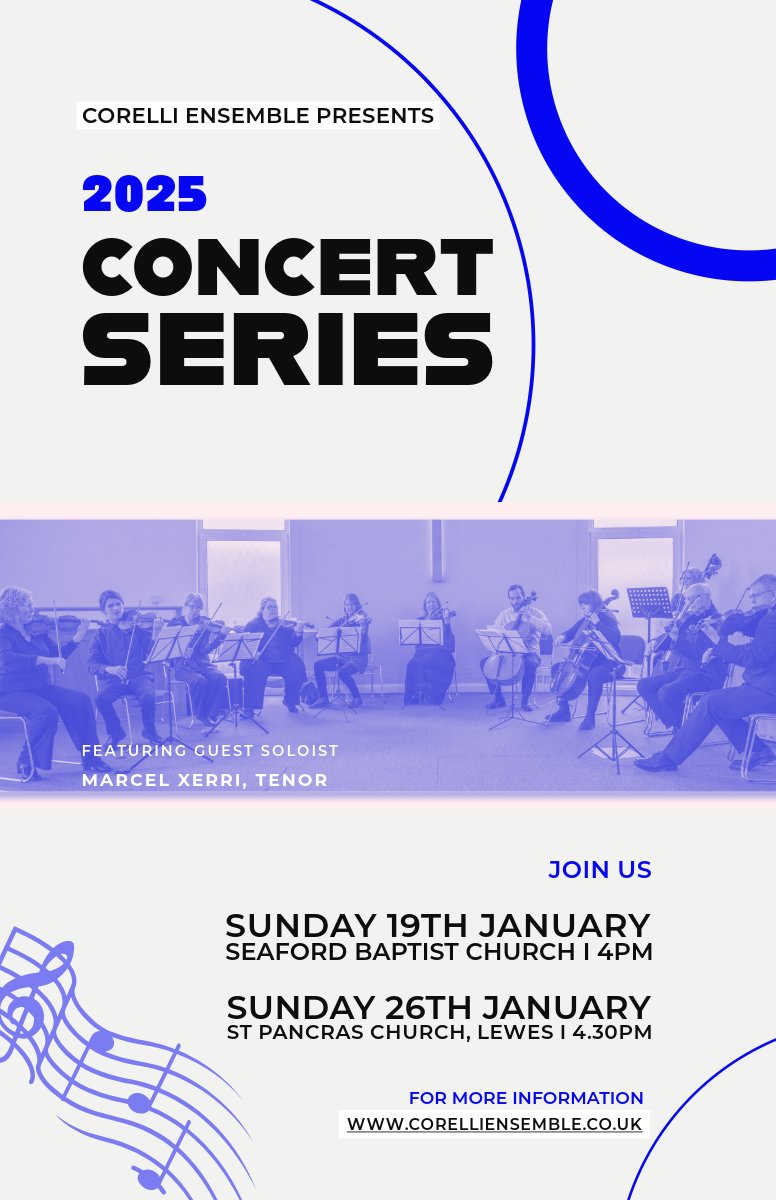 corelliensemble's tweet image. Banish those winter blues with an afternoon of classics, including Mozart's Eine Kleine Nachtmusik. There will be many uplifting pieces from sunny Italy, including arias by Verdi and Puccini, sung by the phenomenal Marcel Xerri. Refreshments available after!