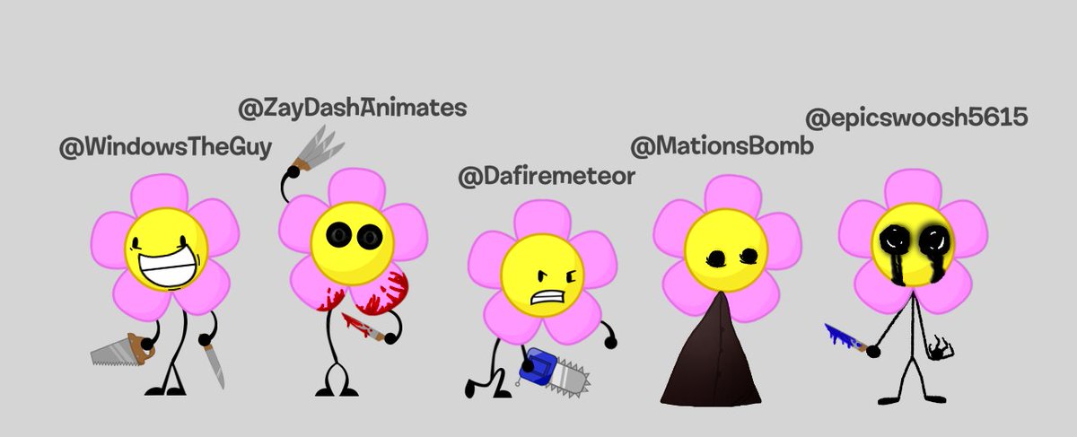 Chr1st0ph3r_E's tweet photo. Made these re-take versions of Flower's Revenge. (check them out on YouTube) (if anyone seems uncomfortable by the little blood just let me know) https://t.co/1AJCIgex7P