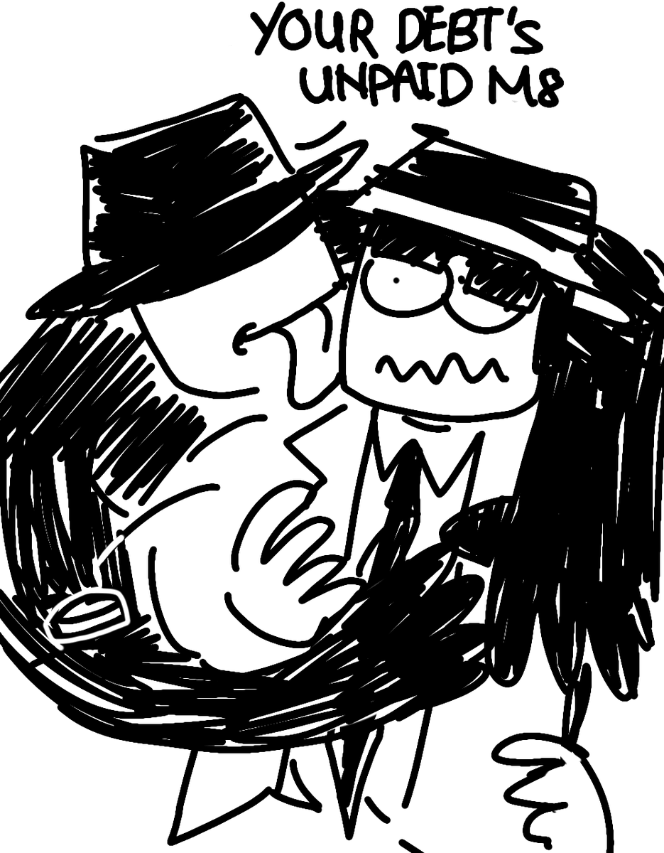 GoodMcAl's tweet photo. I have not played Forsaken but the idea of Mafioso x Chance intrigues me https://t.co/iGyxlKJfH2